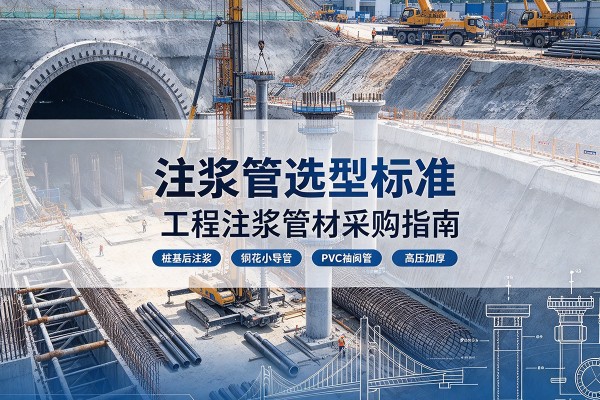 清河注浆管选型标准
