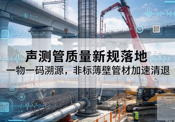 清河声测管质量新规落地，一物一码溯源，非标薄壁管材加速清退